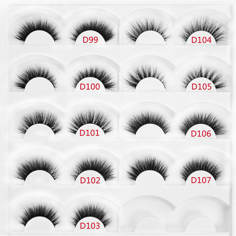 Mink Eyelashes Manufacturer Supply Real 3D Mink Fur Lashes